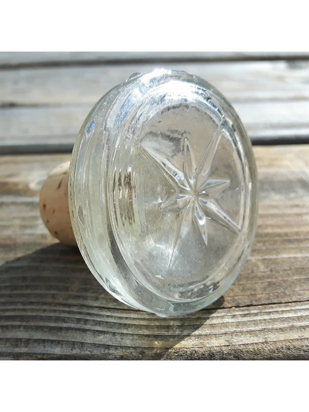 Vintage Wine Bottle Stopper Wine Cork MCM Starburs